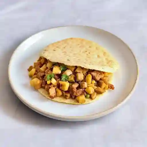 Arepa Con Chicharron Precocida