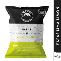 Monterojo Papas Lima Limón 100 gr