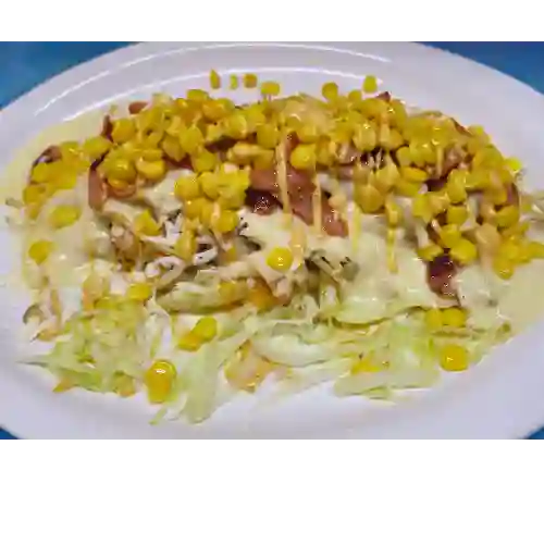 Mazorcada de pollo + coca-cola