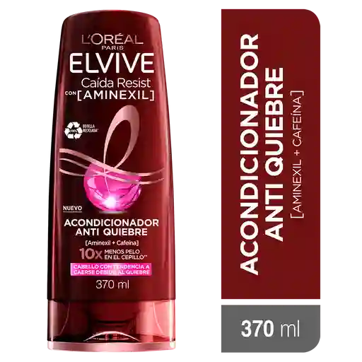 Acondicionador Elvive Loreal Paris Caída Resist Aminexil 370 ml