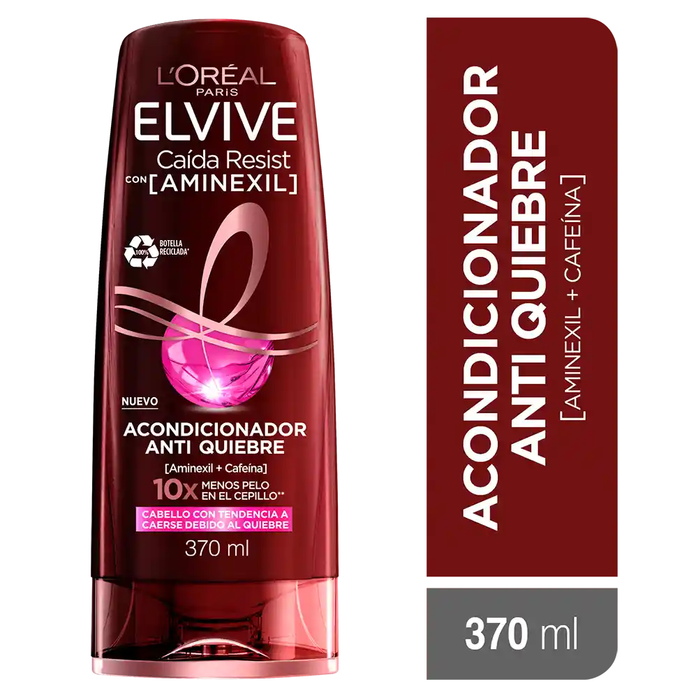 Acondicionador Elvive Loreal Paris Caída Resist Aminexil 370 ml