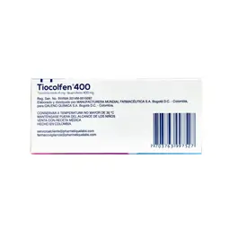 Ibuprofeno Tiocolfen Tiocolchicosido 4 Mg E400 Mg En Capsulas