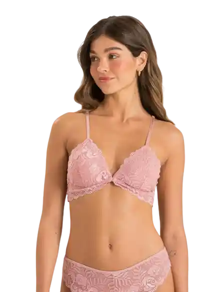 Top Corto Rosa Talla S