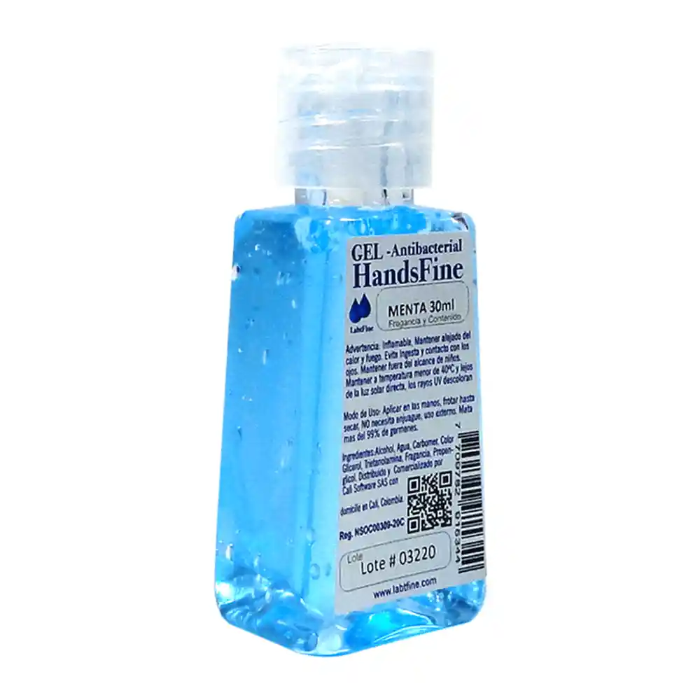 Handsfine Gel Antibacterial Manzana