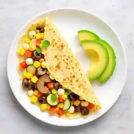 Crepe del huerto (vegetariano)