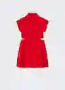 Vestido Claudia-H Rojo Talla 14 Niñas Mango