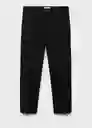 Pantalón Bologna Negro Talla 40 Hombre Mango