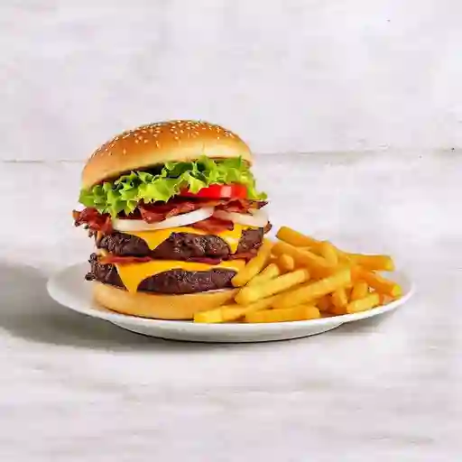 Monchis Prime Angus Burger & Fries