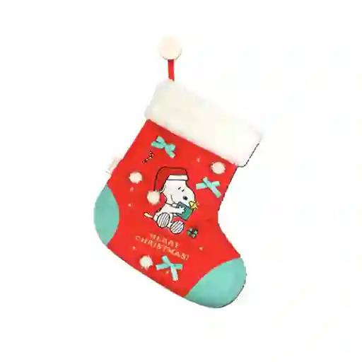 Bota Decorativa de Navidad Serie Snoopy Miniso