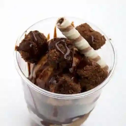 Vaso de Helado con Brownie (junior)