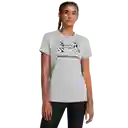 Under Armour Camiseta W Sportstyle Logo Gris T. MD 1356305-023