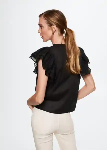 Blusa Cake-W Negro Talla Xs Mujer Mango