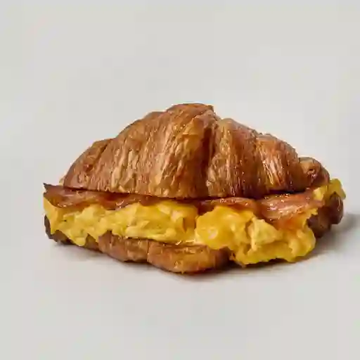 Croissant bacon egg and cheese