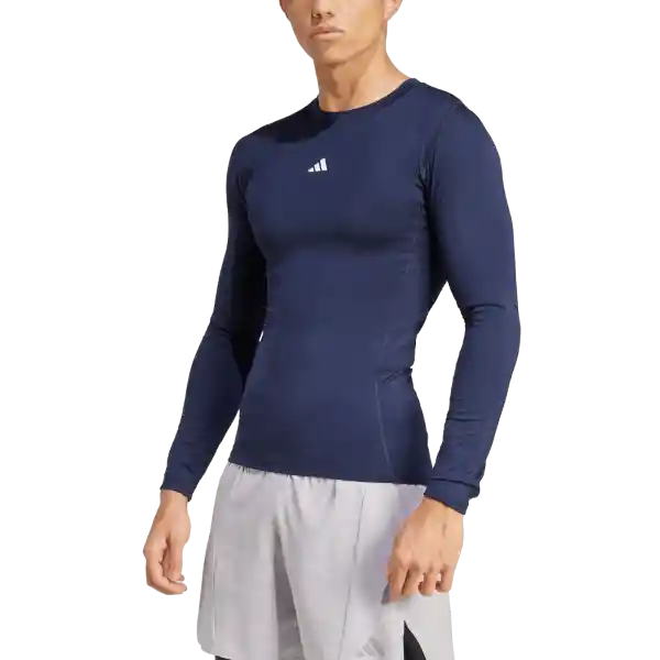 Adidas Camiseta Tf Ls Tee Entrenamiento Hombre Azul Talla S