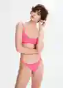 Braga Corina Fucsia Talla XS Mujer Mango