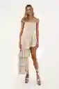 Vestido Largo Brooke Café Talla 02 M