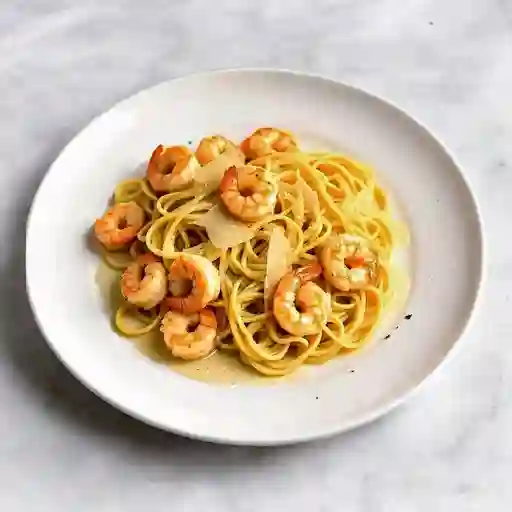 Pasta con Camarones