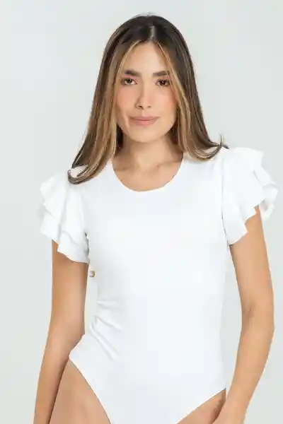 Body Majo Color Blanco Crudo Talla S Ragged