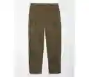 Pantalón Hombre Verde Talla MEDIUM American Eagle