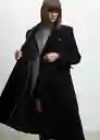 Abrigo Simfonia Negro Talla XL Mujer Mango