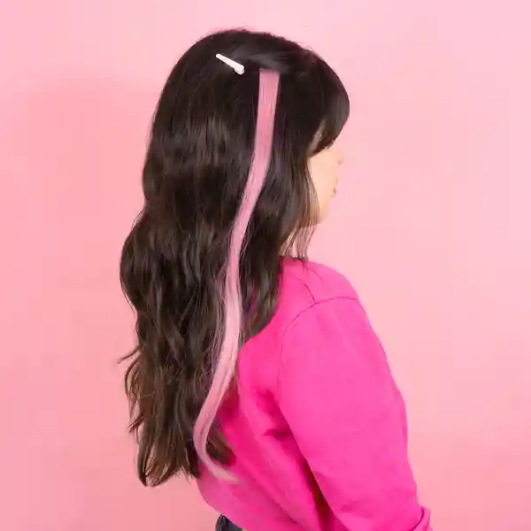 Set Extensiones de Cabello Rosado Miniso