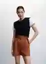 Short Vega Caldero Talla 42 Mujer Mango