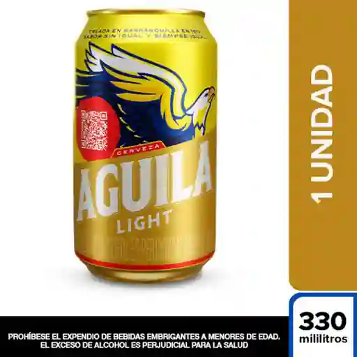 Cerveza águila light 330ml