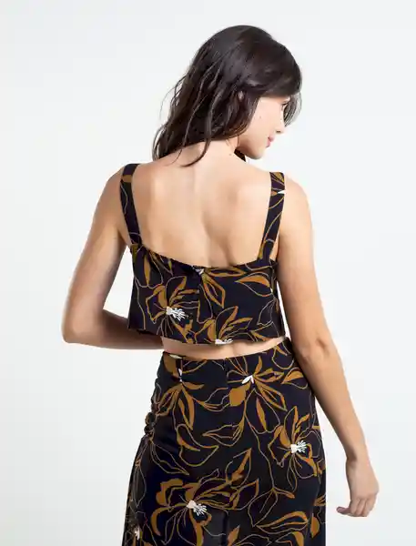  Camisa Estambres Mujer Negro Puro Ultraoscuro Talla S Naf-Naf 