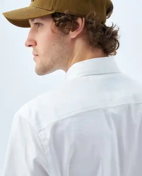 Camisa Hombre Blanco Talla M 819f004 Americanino