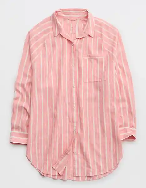 Camisa Aerie Rosado Talla MEDIUM American Eagle