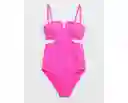 Traje de Baño Aerie Rosado Talla LARGE American Eagle