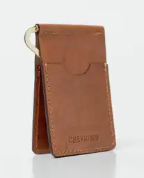 Billetera Clip Leather Goods Café Chevignon
