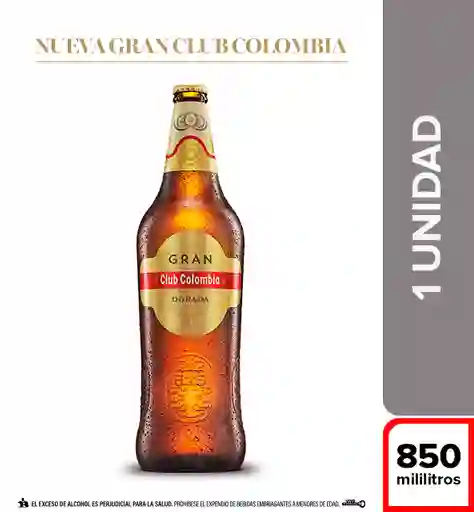 Gran Club Colombia Cerveza Dorada 850 mL