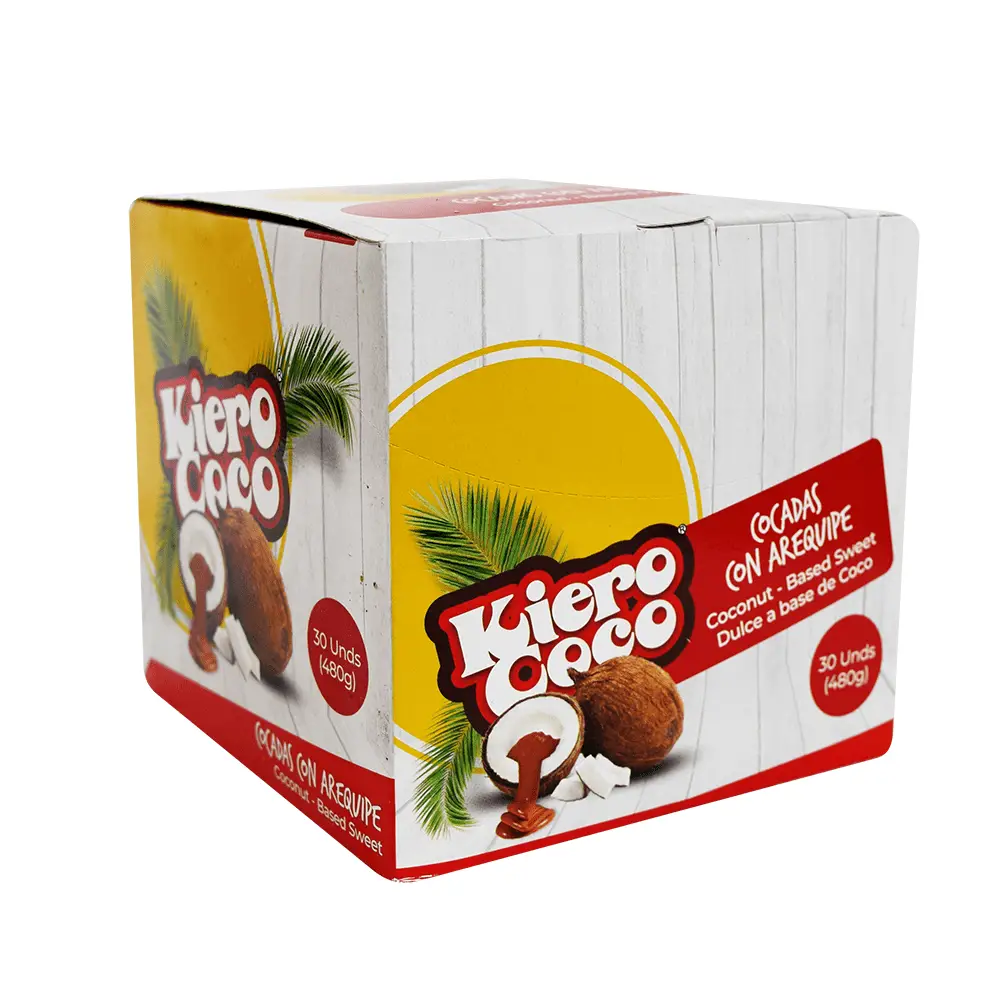 Kiero Coco Cocadas Con Arequipe a Base de Coco