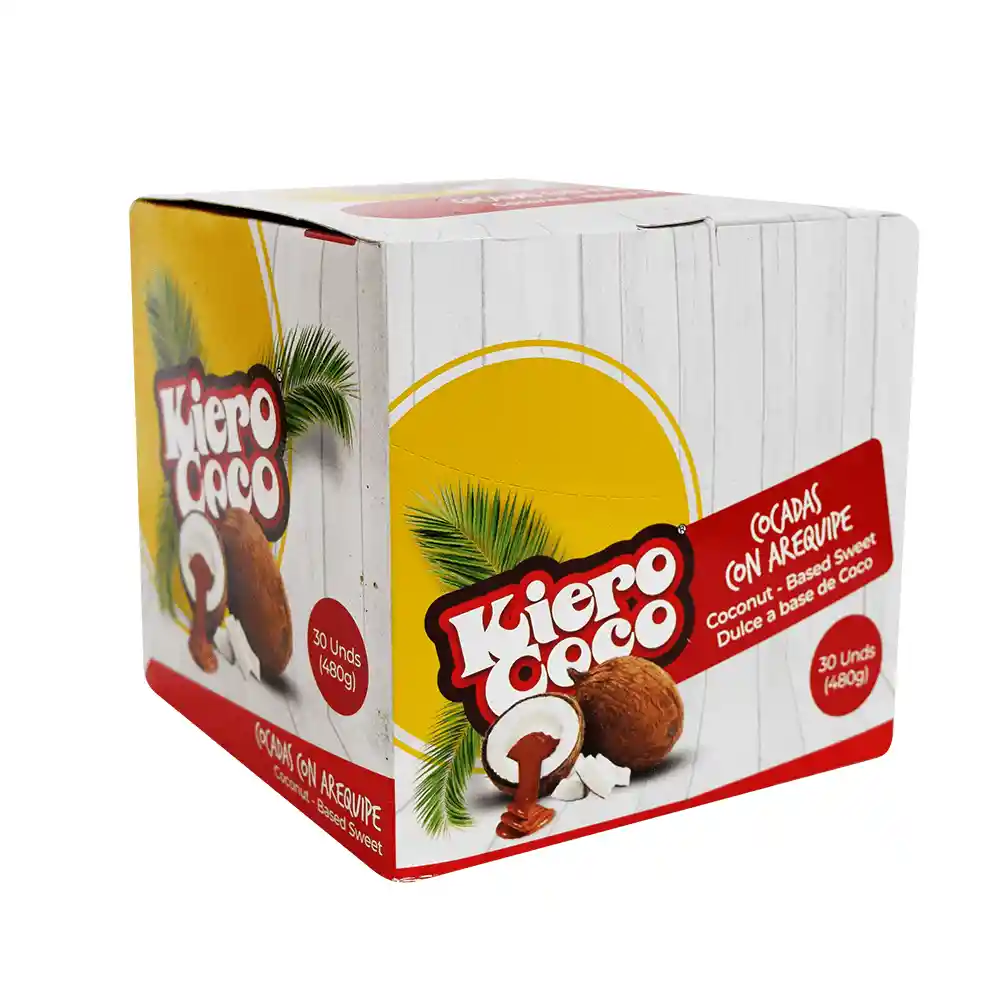 Kiero Coco Cocadas con Arequipe a Base de Coco