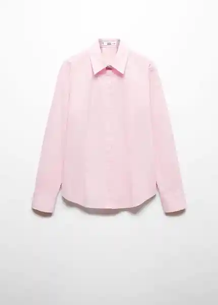 Camisa Sofía Rosa Talla M Mujer Mango