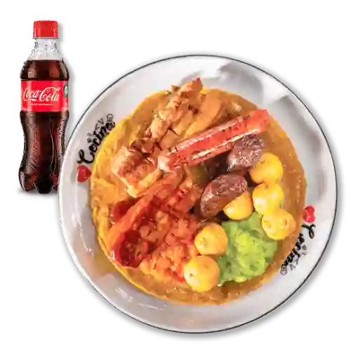 Patacón Berraco + Bebida