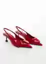 Zapatos Alba Rojo Talla 36 Mujer Mango