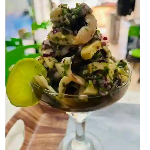 Ceviche mixto, 2 proteína