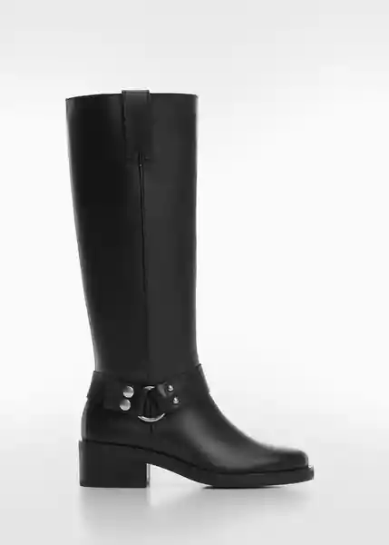 Botas Sonar Negro Talla 39 Mujer Mango