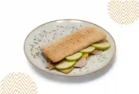 Panini Jamón Pavo Manzana Verde