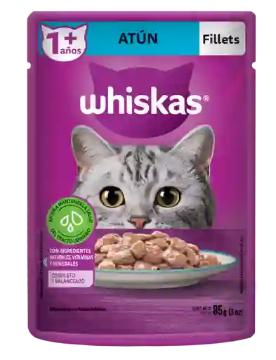 Whiskas Alimento Húmedo Para Gato Adulto Atún 85 g