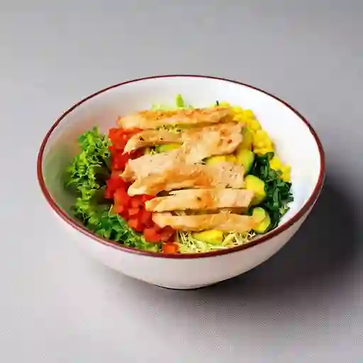 Ensalada Casera con Pollo