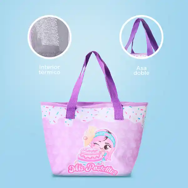 Lonchera Serie Mis Pastelitos Morada Miniso