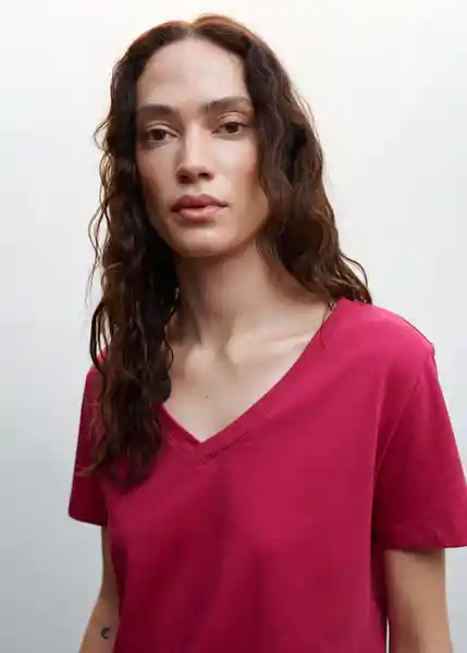 Camiseta Chalapi Fresa Talla 18 Mujer Mango