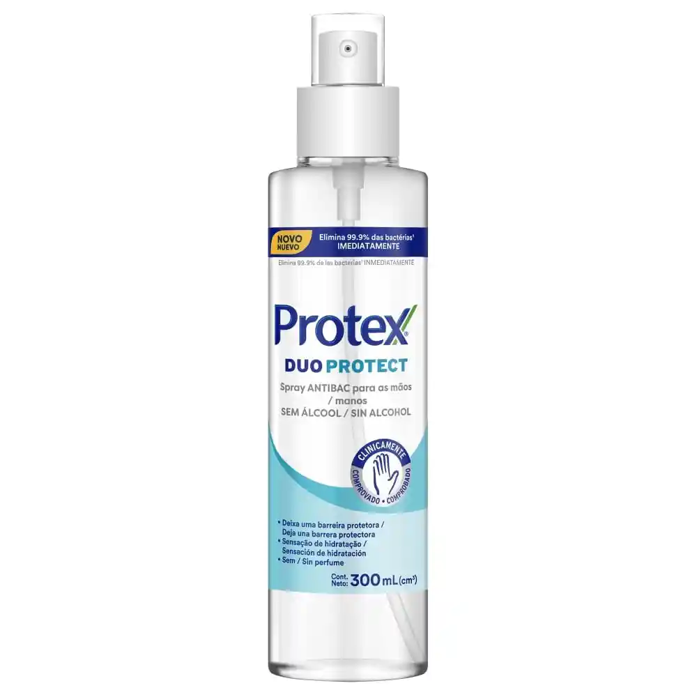 Protex Antibacterial Duo Protect sin Alcohol en Spray 