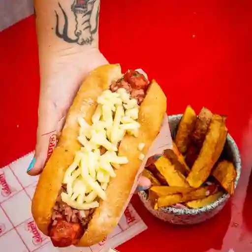 Hot dog argentino