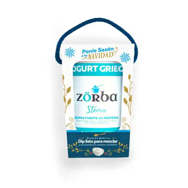 Yogurt Griego Zorba Stevia Navidad