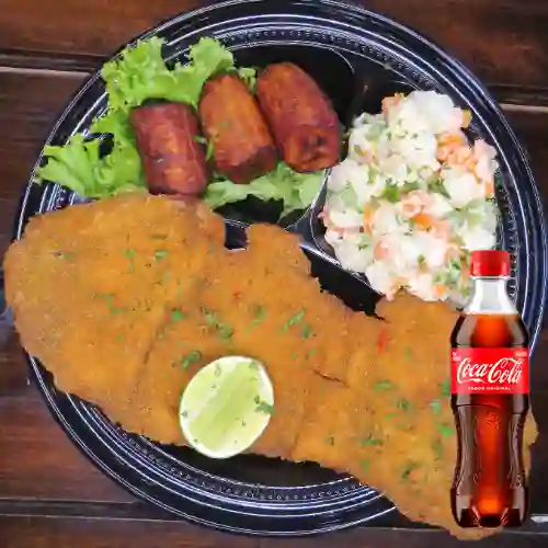Combo Chuleta de Pollo + Coca Cola Original 400 ml