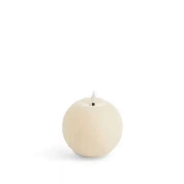 Vela Led Bola Marfil 8.5 cm x 10 cm Ambiente Gourmet